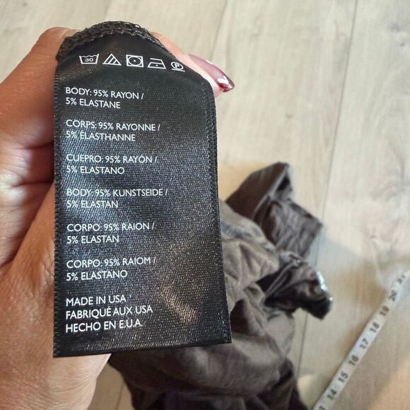 Free people beach brown ruched wide-leg jumpsuit size M - Picture 10 of 12